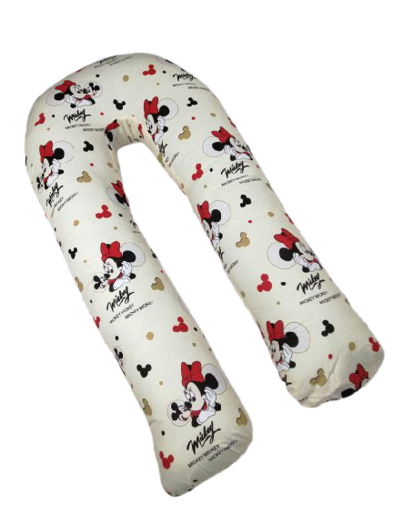 

Подушка для беременных с наволочкой Mickey 100% Хлопок XL 170x75х20