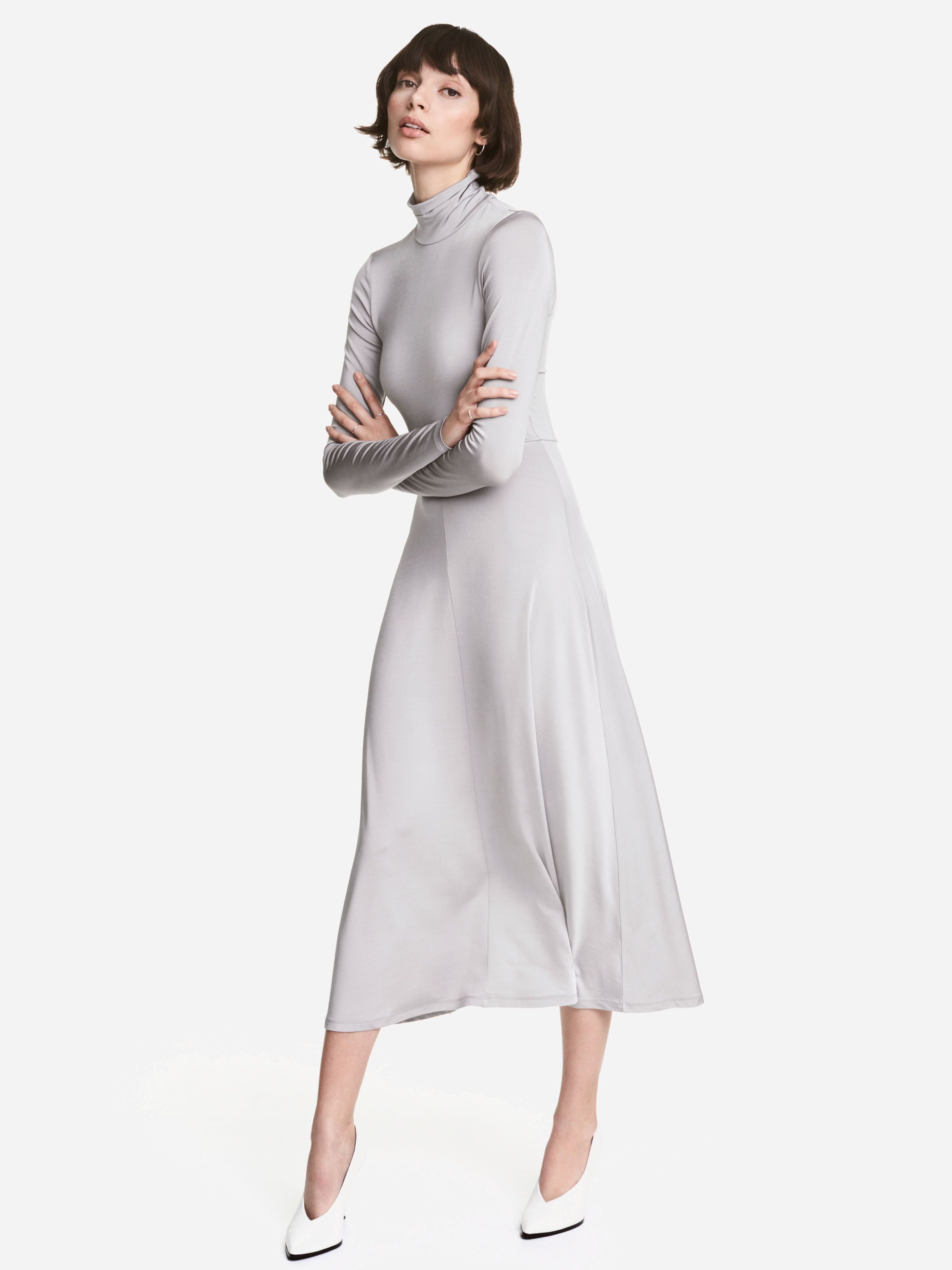 

Платье H&M XAZ058135TDEP  Серое, Платье H&M XAZ058135TDEP 38 Серое
