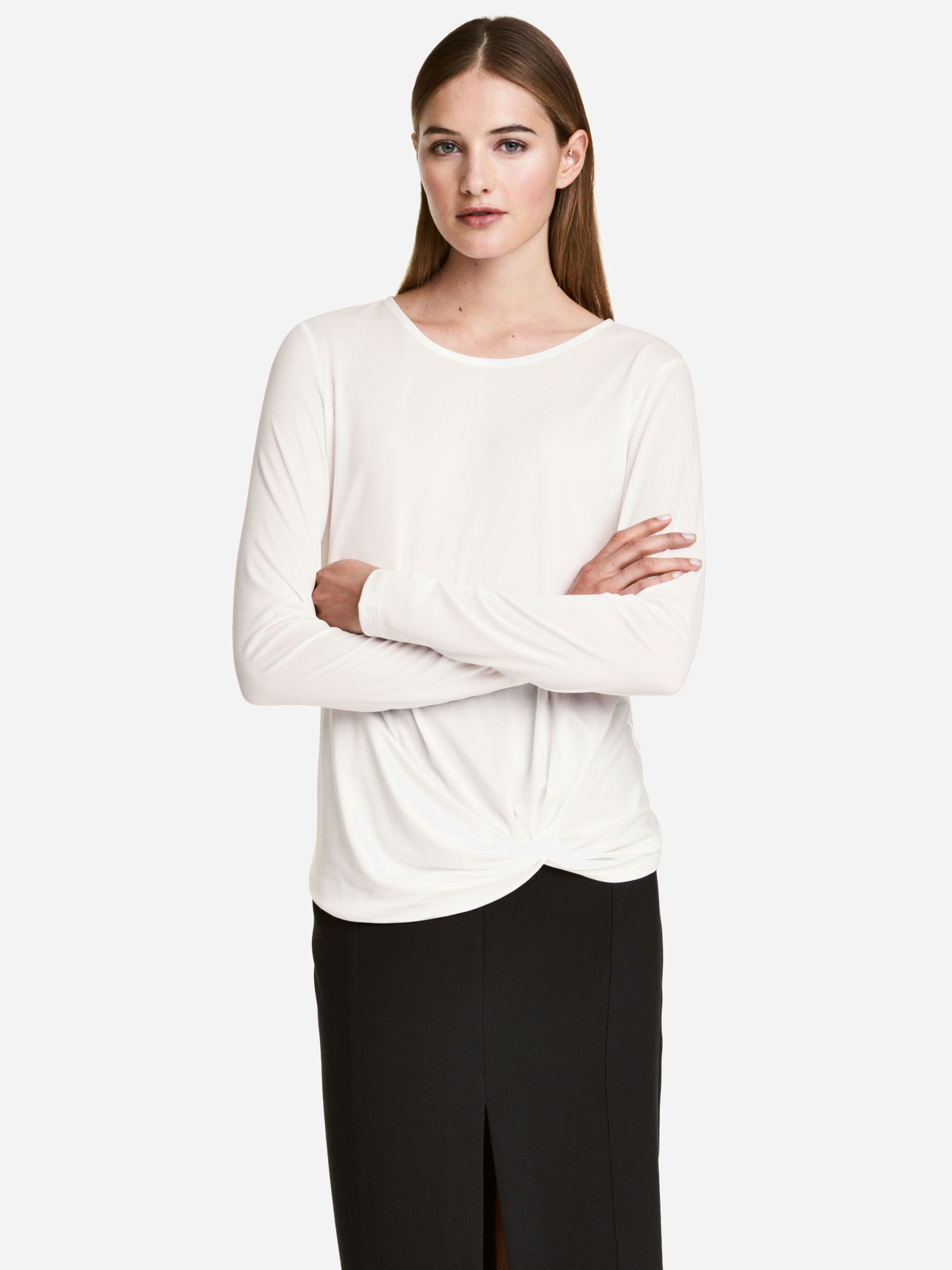 

Лонгслив H&M XAZ085258HLPI  Белый, Лонгслив H&M XAZ085258HLPI S Белый
