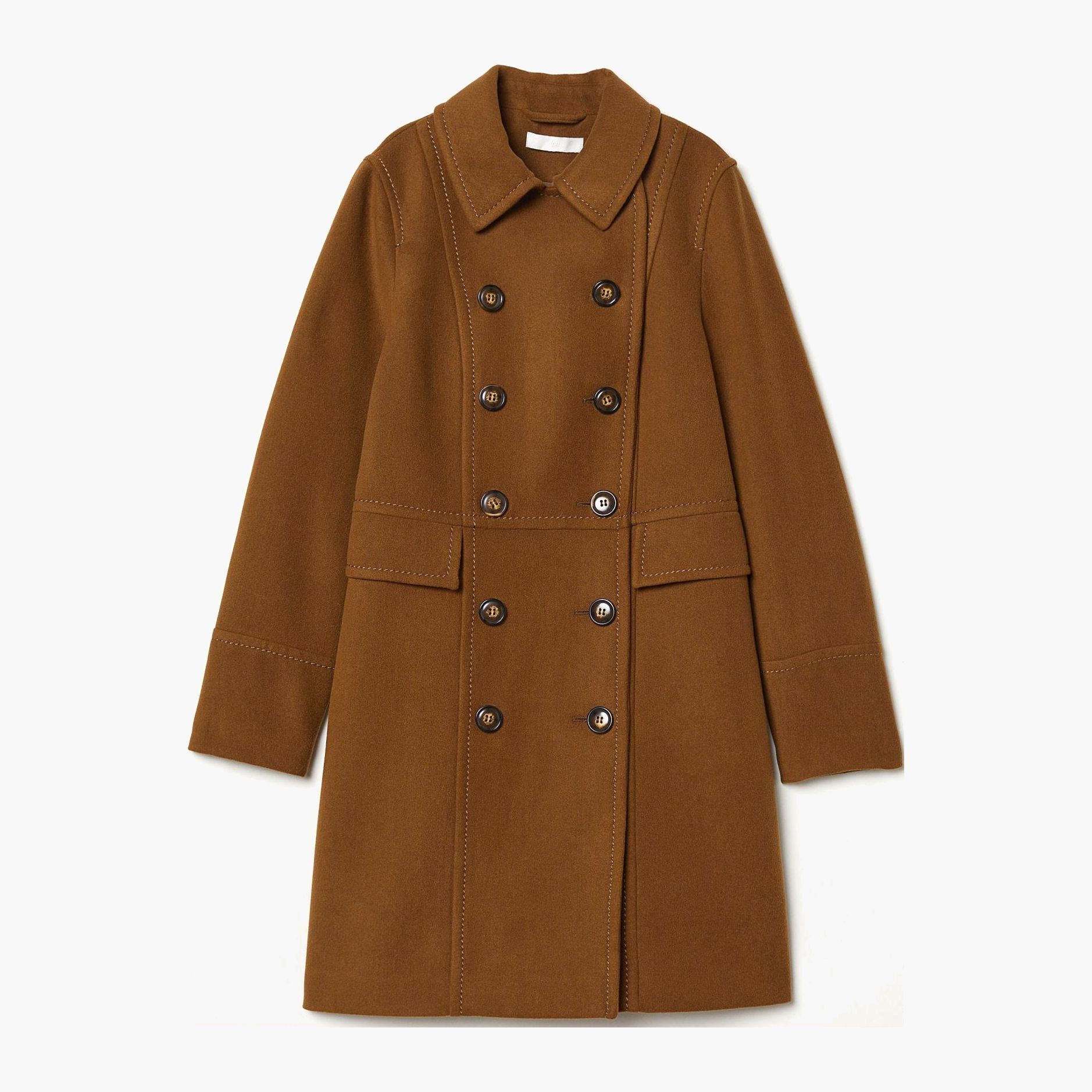 

Пальто H&M XAZ157960DRRC  Бежевое, Пальто H&M XAZ157960DRRC 40 Бежевое