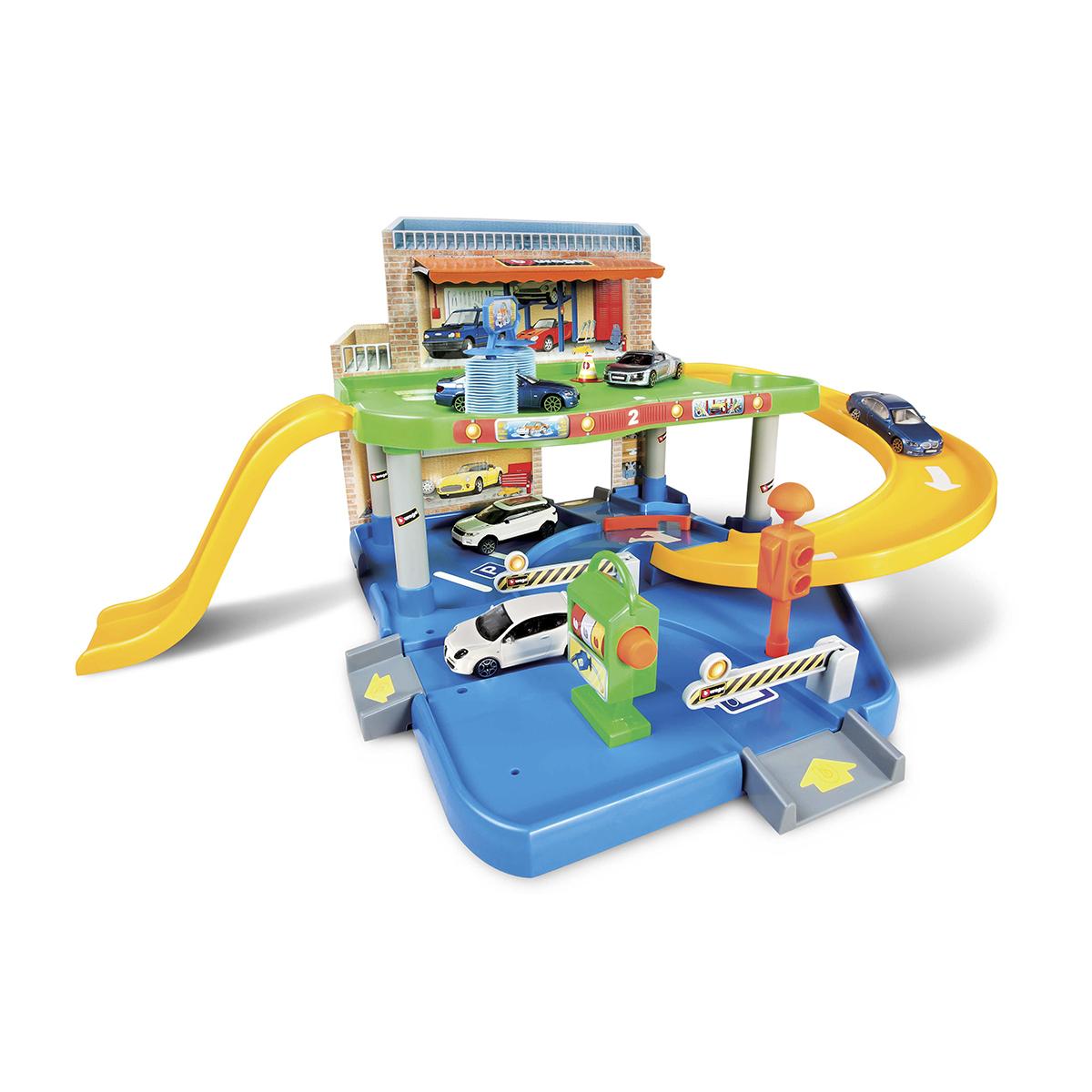 

Игровой набор Гараж Bburago 1:43 2 уровня, 1 машинка 18-30039 Bburago 18-30039