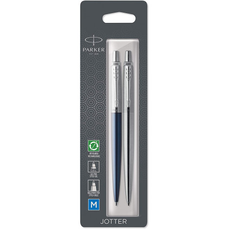 

Набор ручек Parker JOTTER 17 Royal Blue CT BP + SS CT GEL блистер 16 996