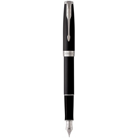 

Ручка перьевая Parker SONNET 17 Matte Black Lacquer CT FP F 84 911