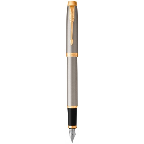 

Перьевая ручка Parker IM 17 Brushed Metal GT FP F 22 211