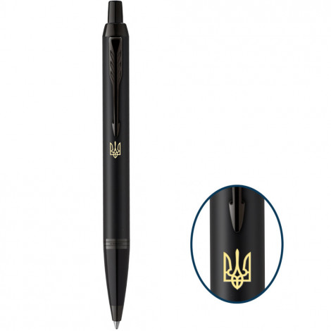 

Ручка шариковая Parker IM 17 Achromatic Black BT BP Трезубец 22 932_TR