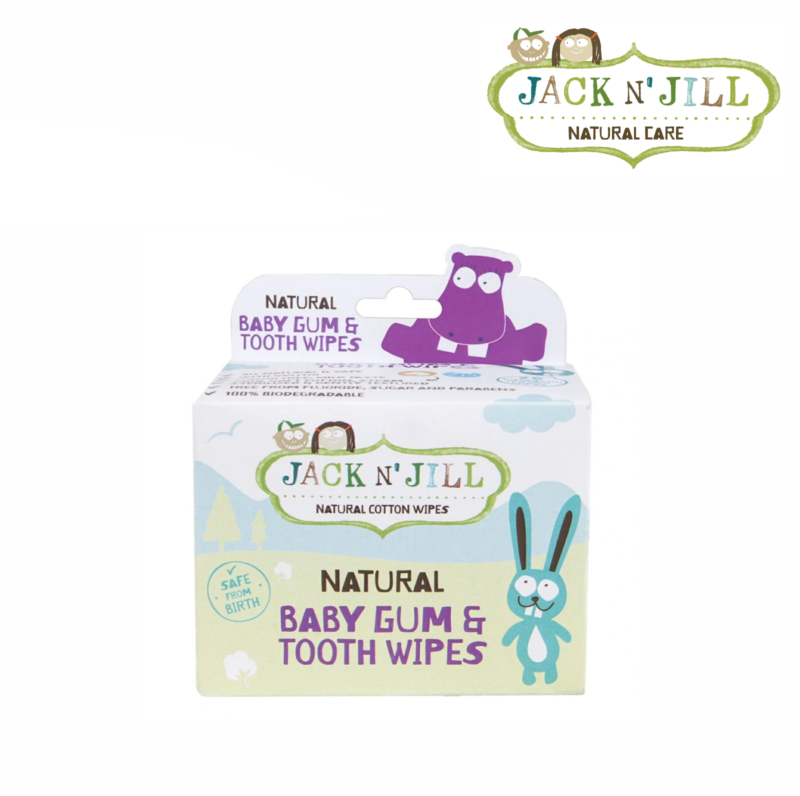 

Салфетки Jack N' Jill Baby Gum для десен и зубов 25 шт