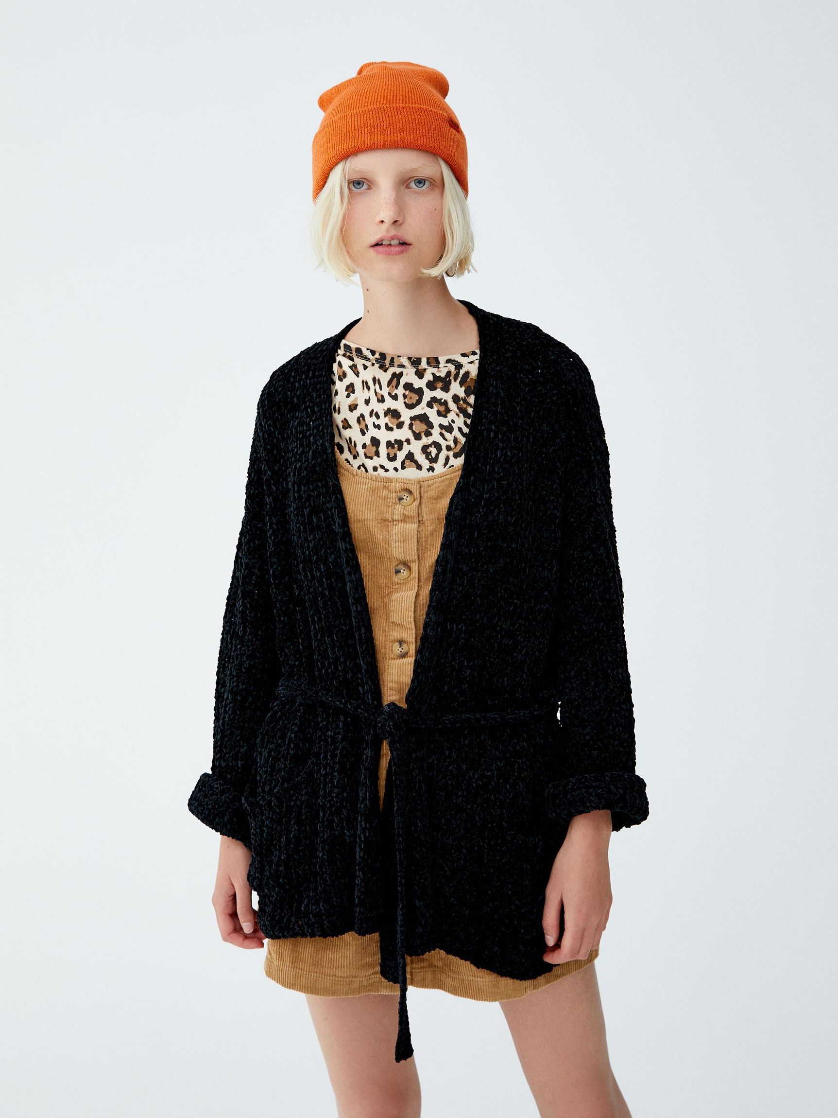 

Кардиган Pull & Bear XAZ217334CAAV  Черный, Кардиган Pull & Bear XAZ217334CAAV S Черный