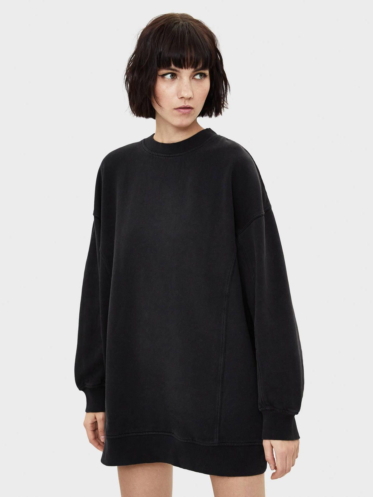 

Свитшот Bershka XAZ219360PCYV XS Черный