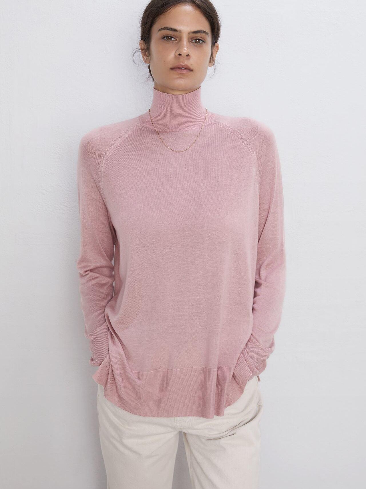

Водолазка Zara XAZ229146MVDW  Светло-розовая, Водолазка Zara XAZ229146MVDW S Светло-розовая