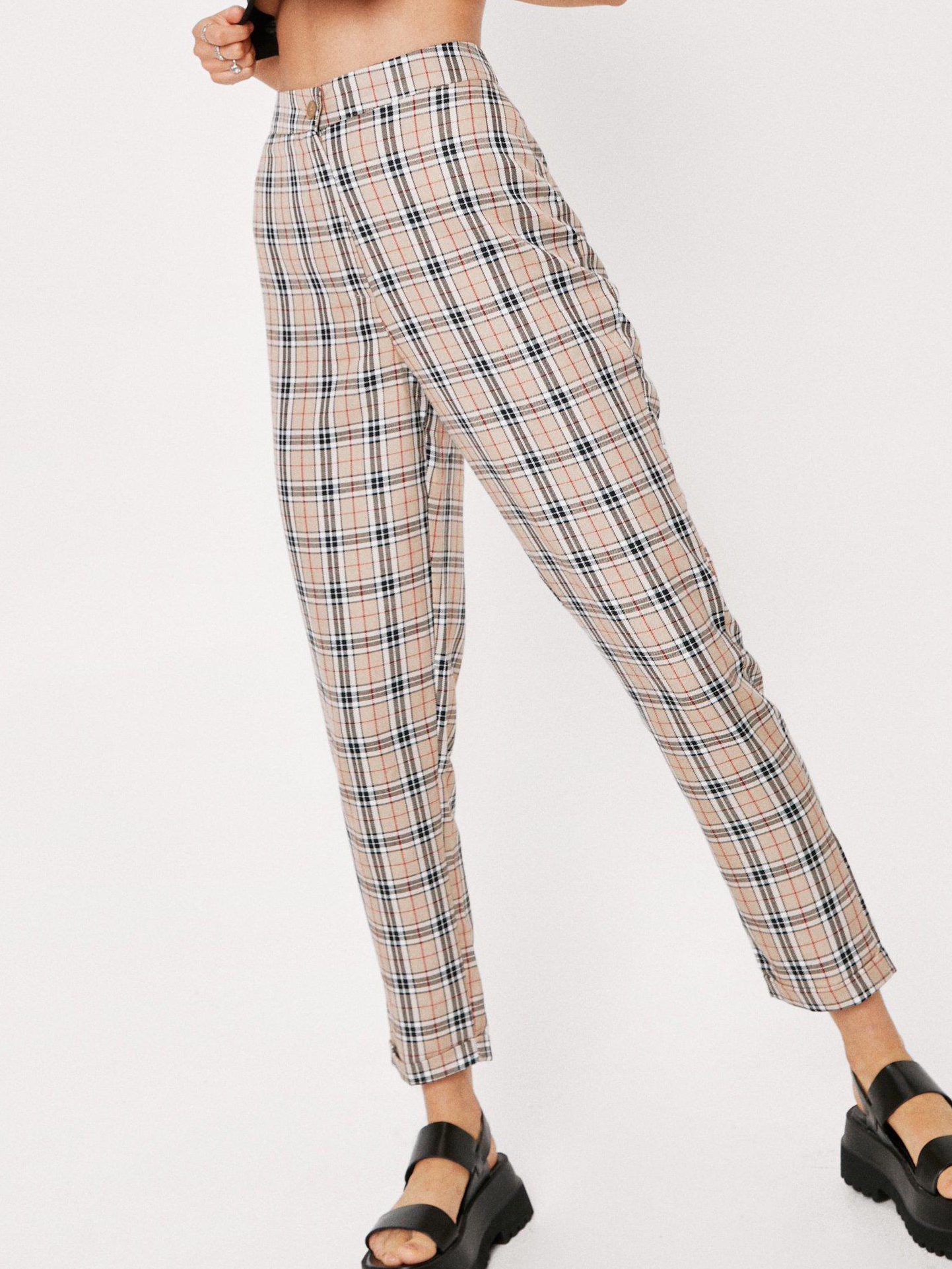 

Брюки Boohoo Nasty Gal bh04400172  Бежевые, Брюки Boohoo Nasty Gal bh04400172 44 Бежевые