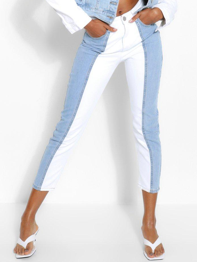

Джинсы Boohoo bh04500092 38 Голубые