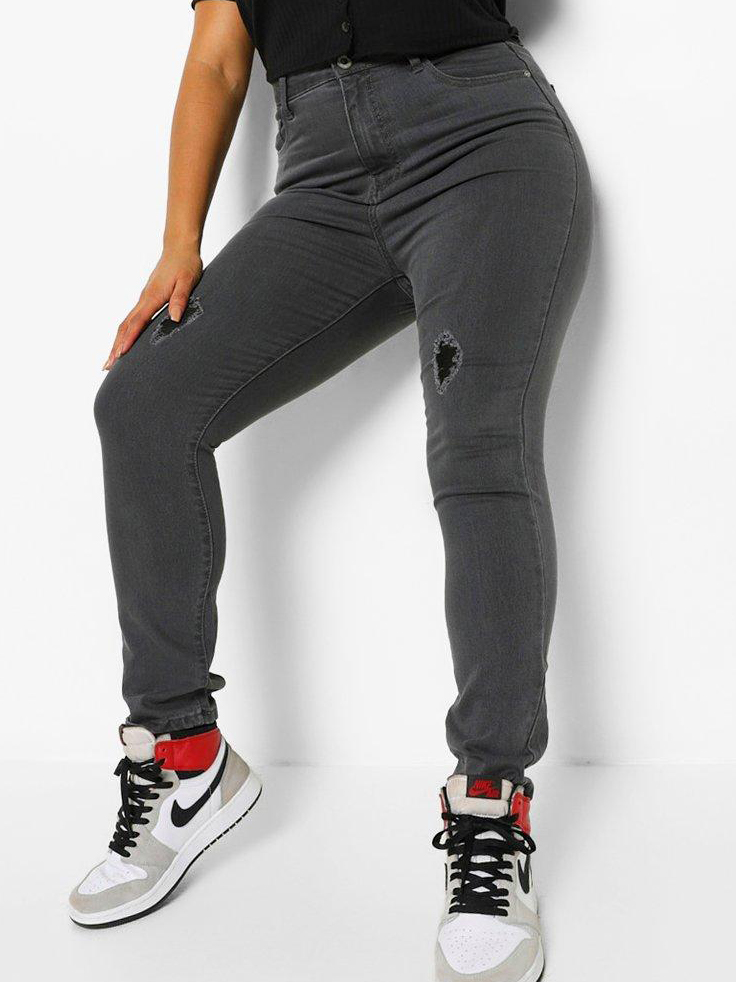 

Джинсы Boohoo bh04500096 46 Темно-серые