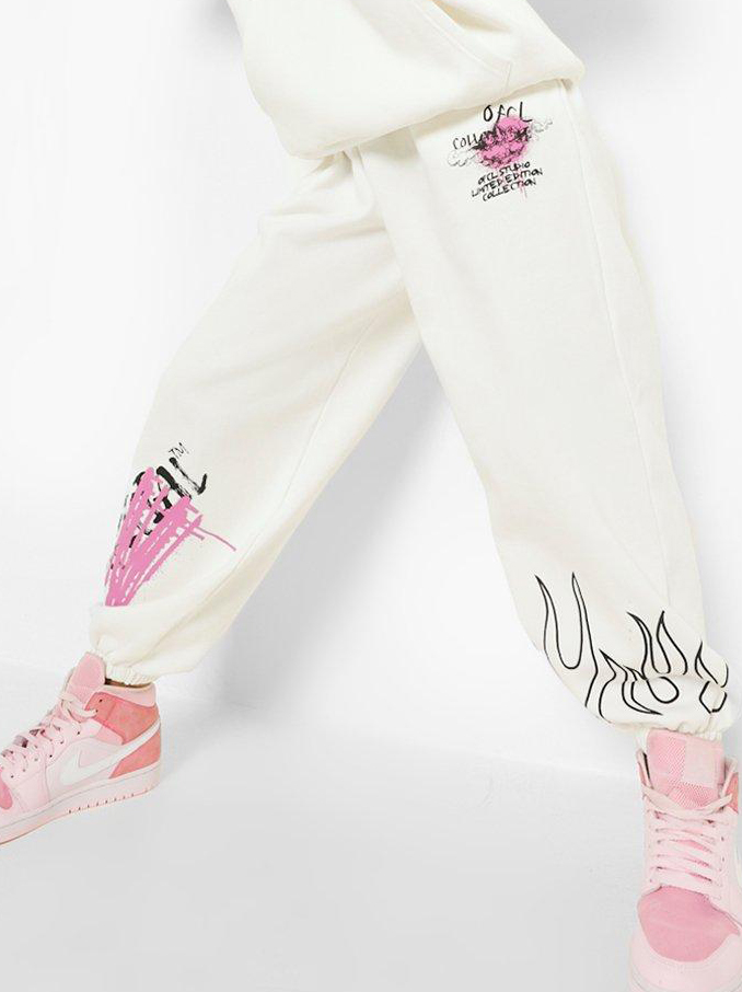

Спортивные брюки Boohoo bh04400118 M Белые