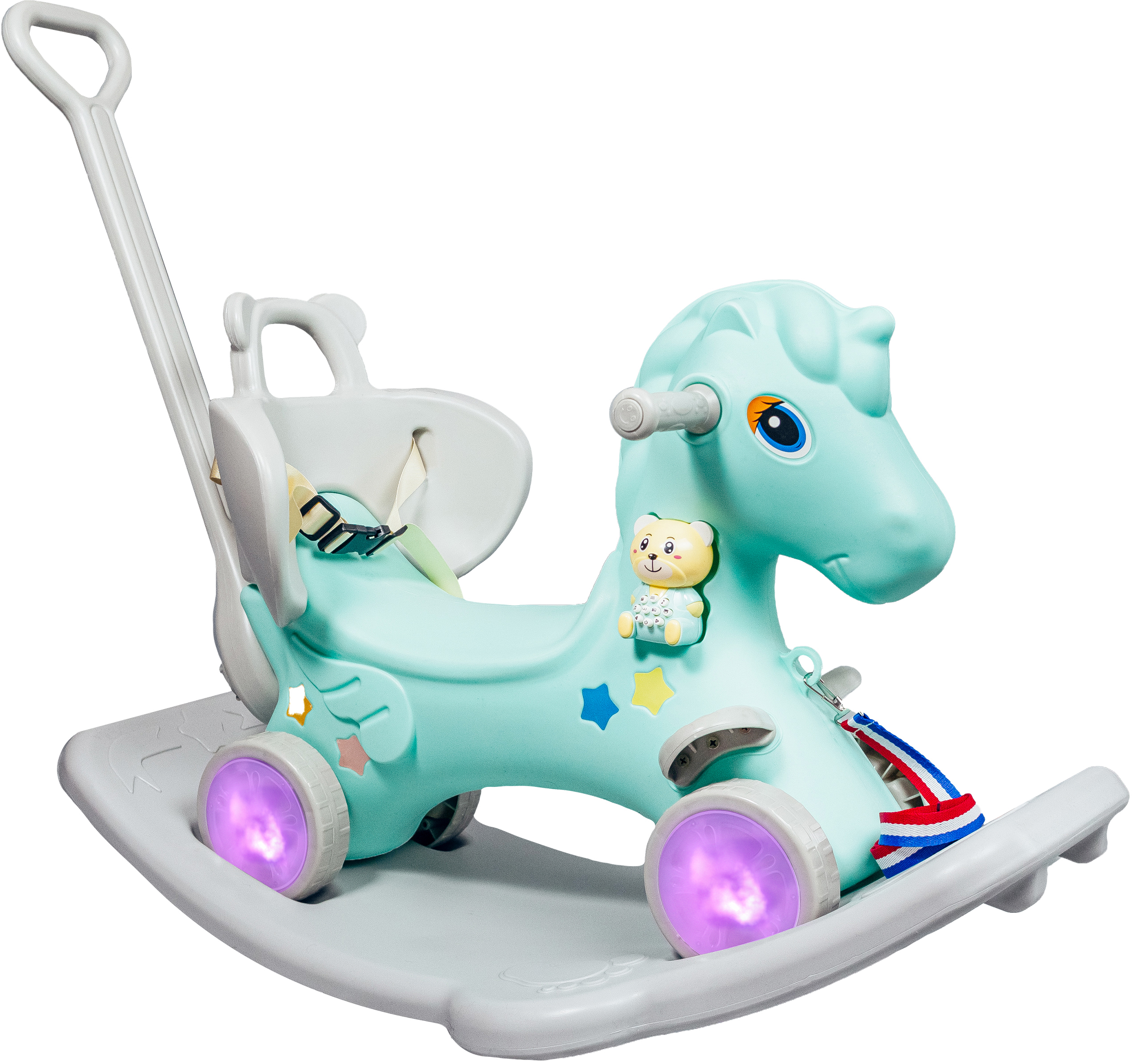 

Качалка-каталка XoKo Play Pen RHO3 Лошадка 5 в 1 Blue (RHO3)