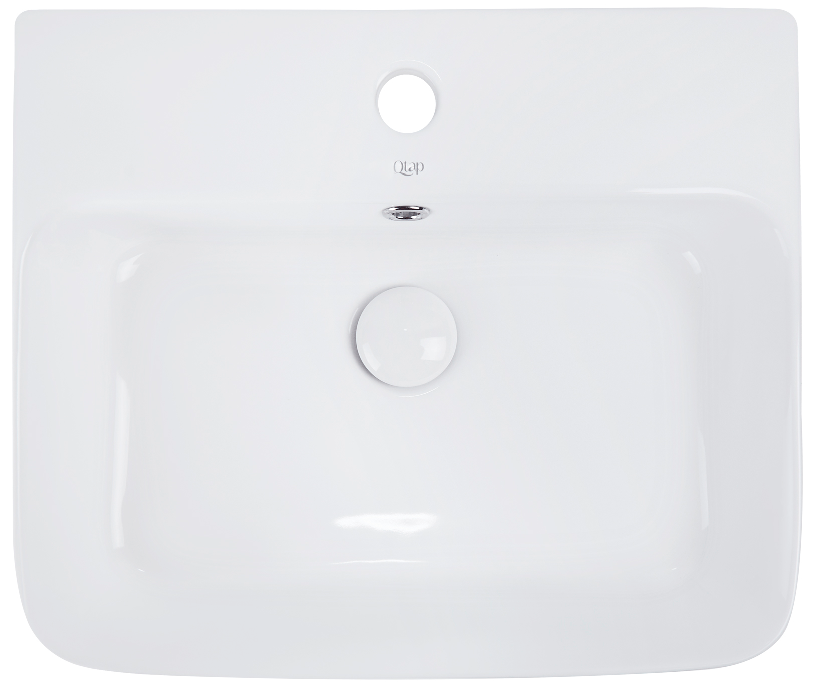 

Раковина Qtap Virgo White QT18112258W с донным клапаном