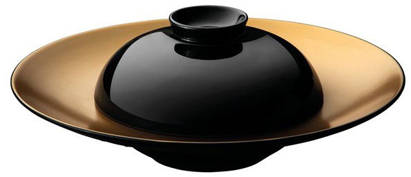 

Тарелка для пасты BergHOFF Gem с крышкой Черная