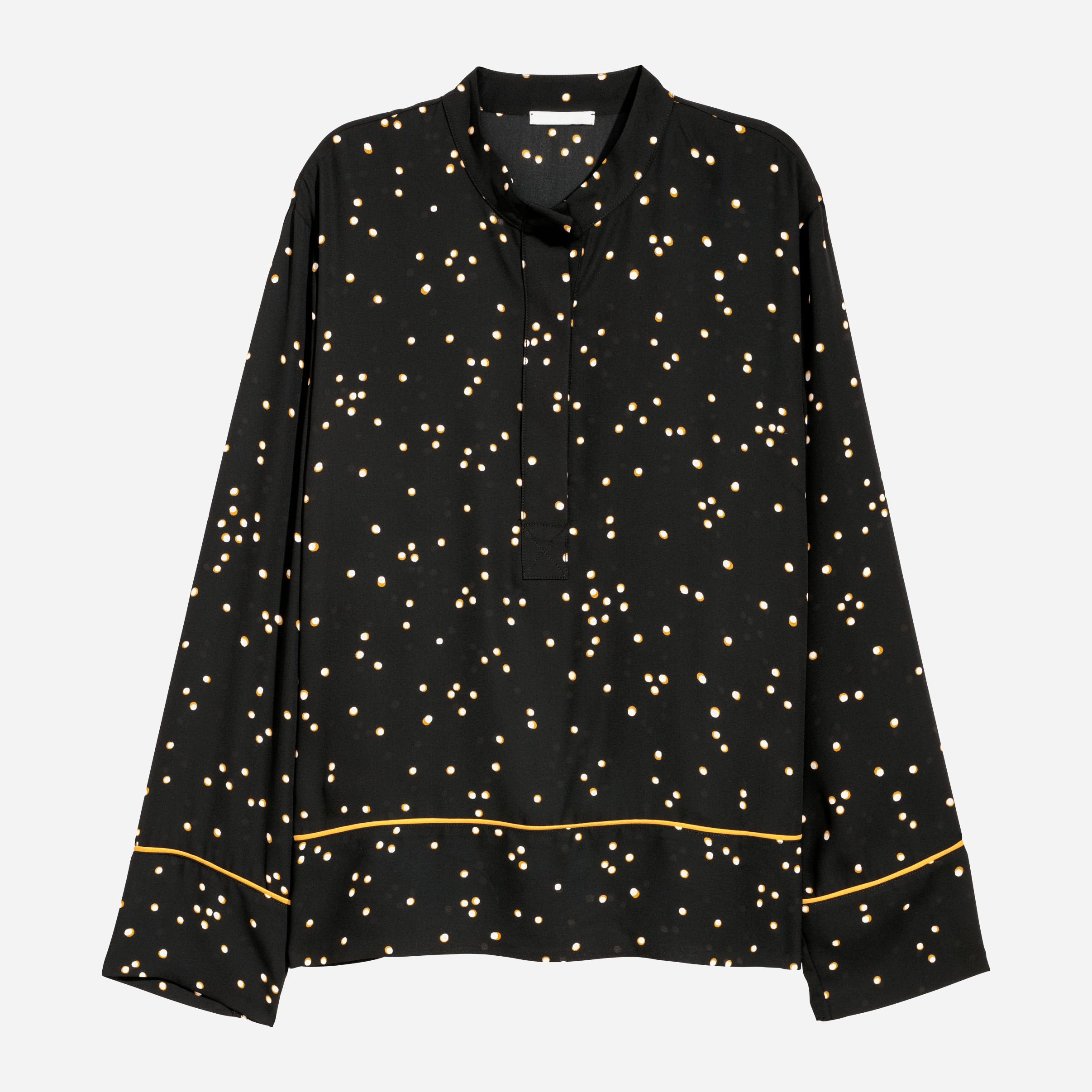 

Блузка H&M XAZ112475WATC  Черная, Блузка H&M XAZ112475WATC 40 Черная