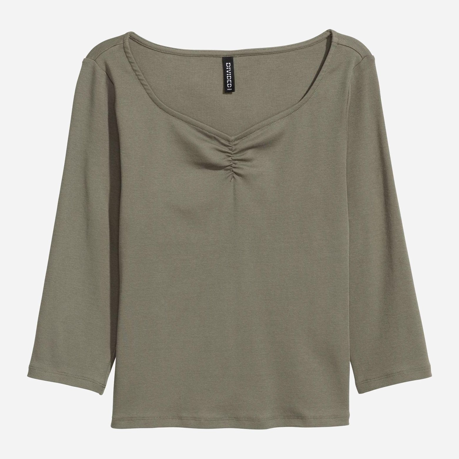 

Лонгслив H& XAZ061884QLFR  Бледно-зеленый, Лонгслив H&M XAZ061884QLFR M Бледно-зеленый