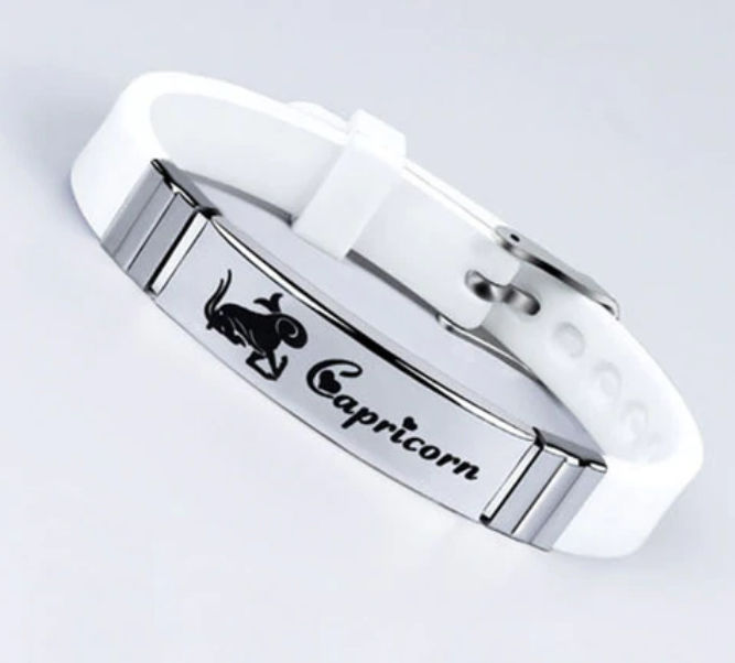 

Силиконовый браслет Primo Zodiac - Capricorn (Козерог) - White Primo белый