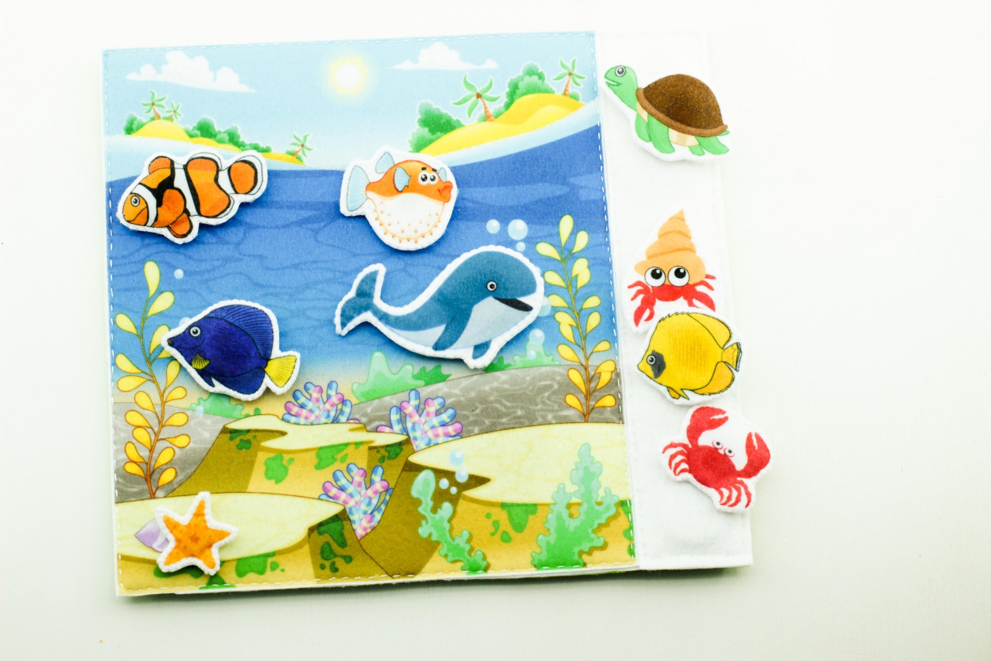 

Развивающая игрушка Бизи борд "Море" на магнитах. Levchenko, 25 x 22 см