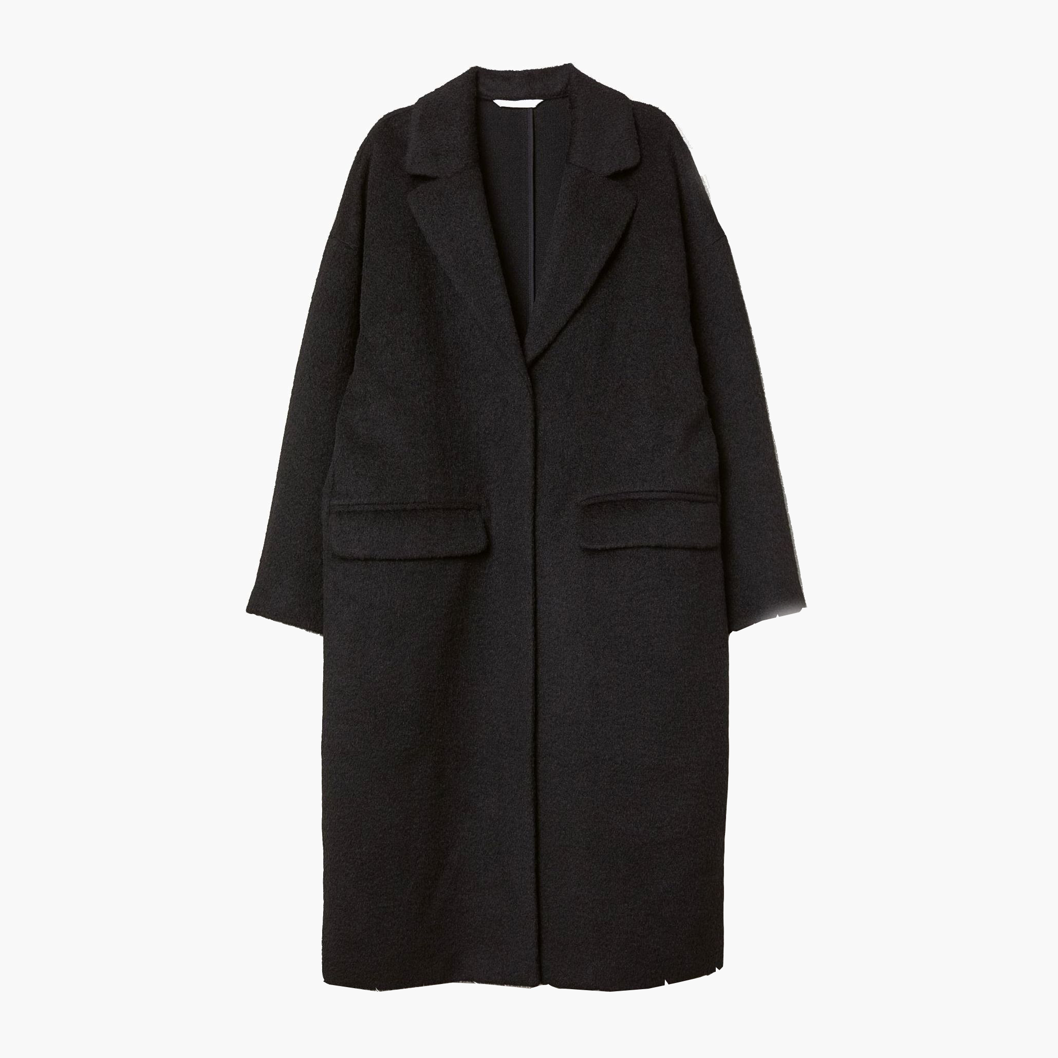 

Пальто H&M XAZ145093ZFUE  Черное, Пальто H&M XAZ145093ZFUE 34 Черное