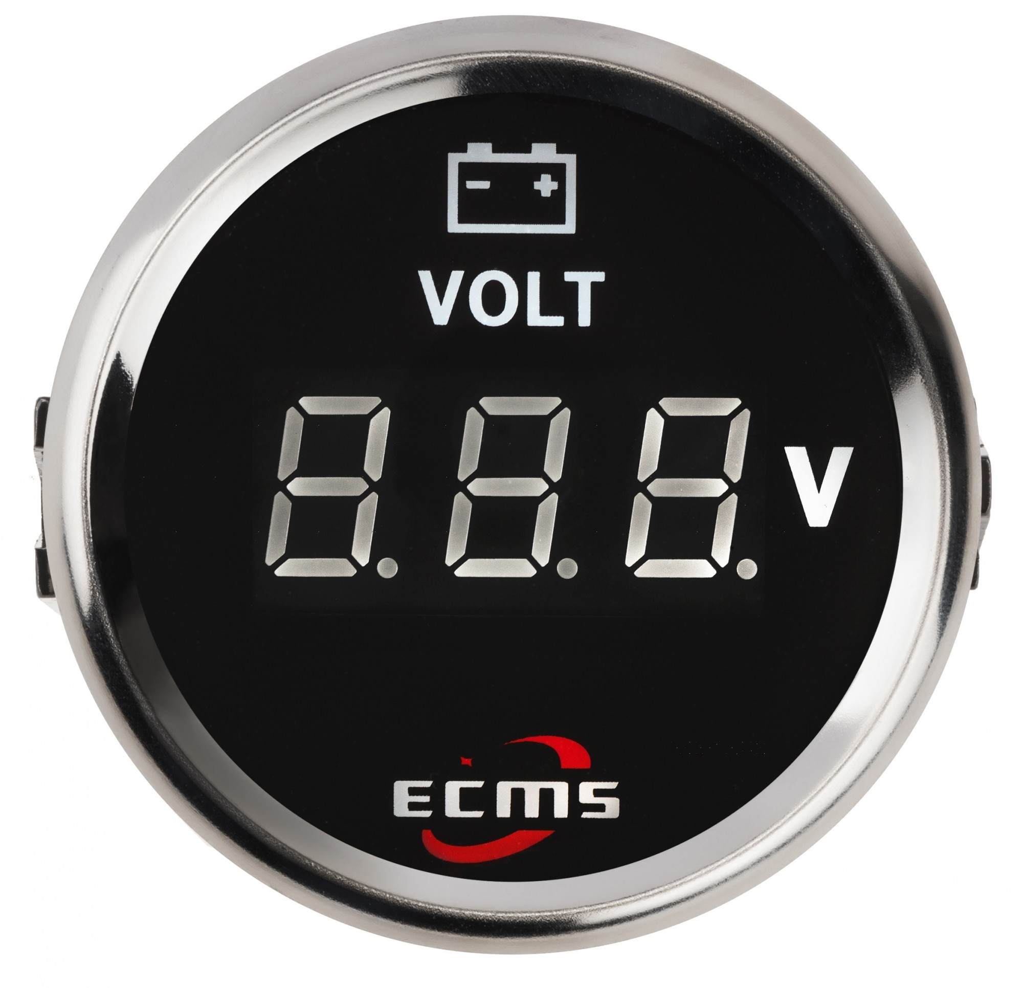 

Цифровой вольтметр для лодки ECMS PEV2-BS-8-32 черный (800-00154)