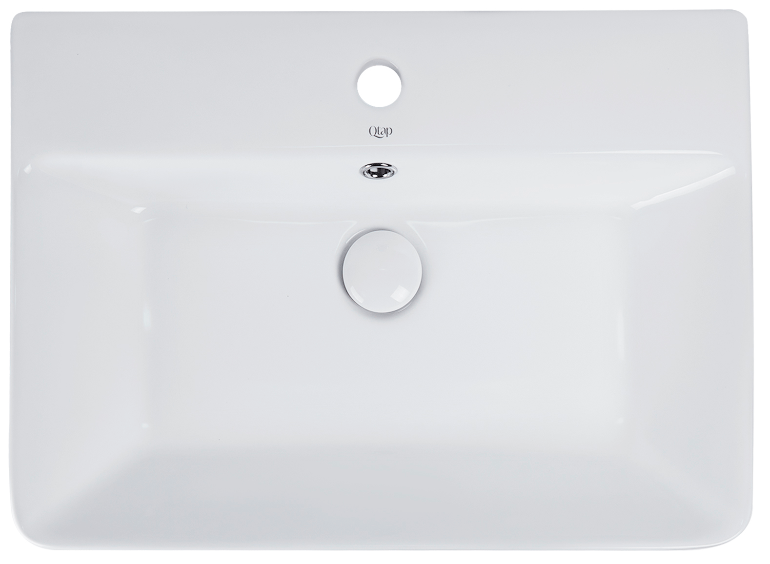 

Раковина Qtap Virgo White QT18112253W с донным клапаном