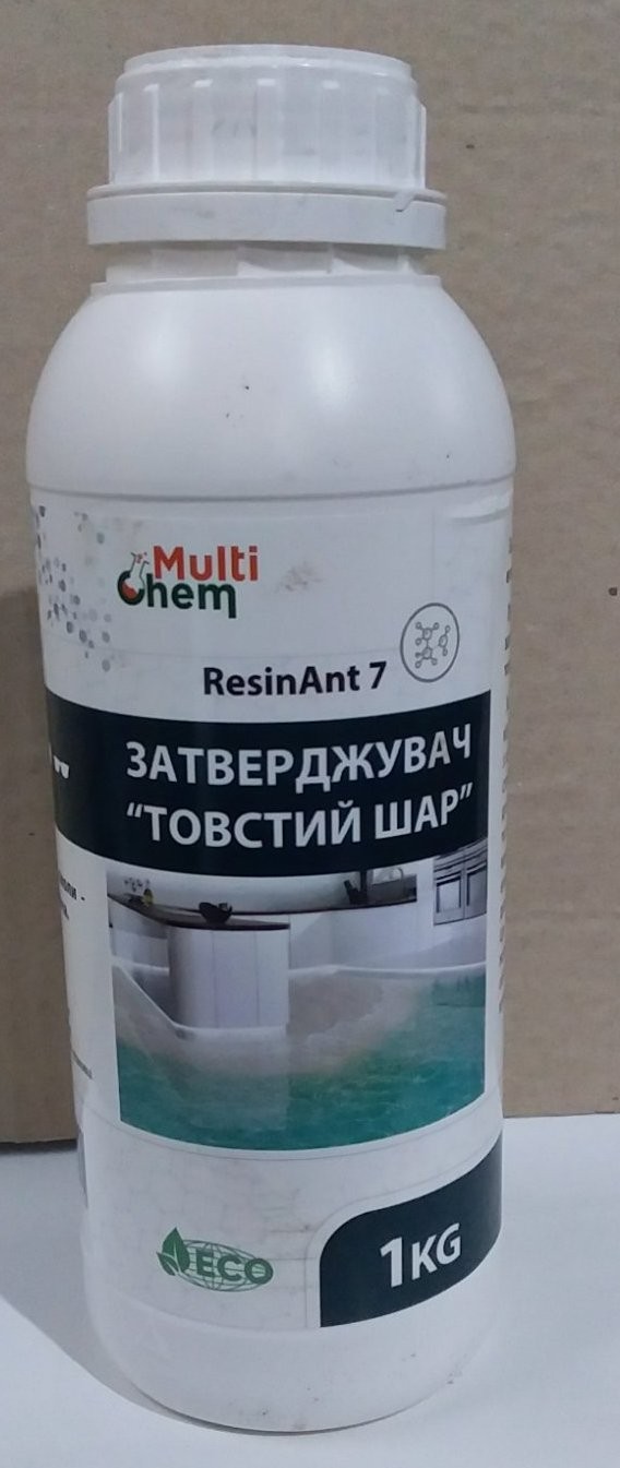 

Отвердитель бесцветный для толстых слоёв ResinAnt 7 1 кг