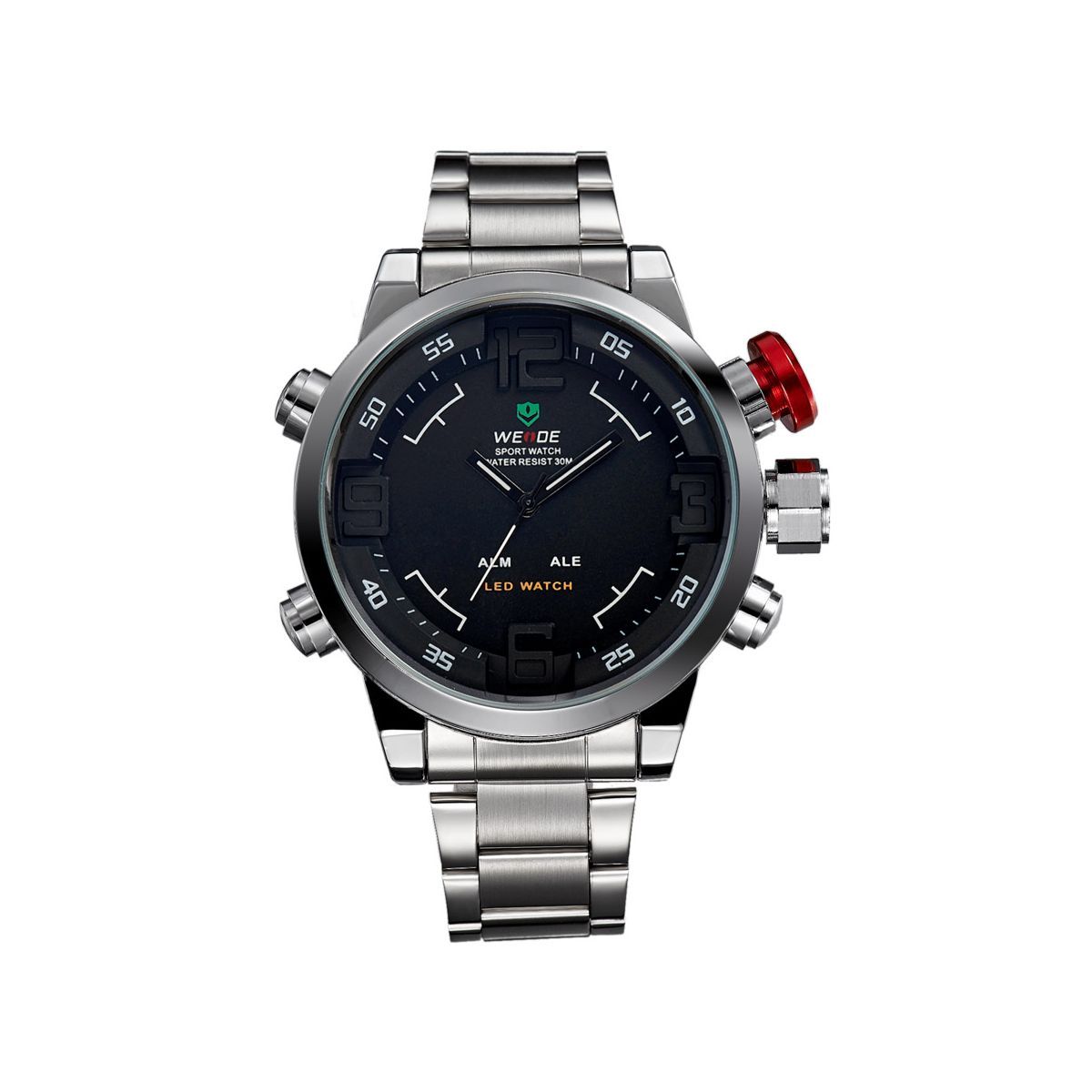 

Часы Weide Black WH2309-1C SS (WH2309-1C)