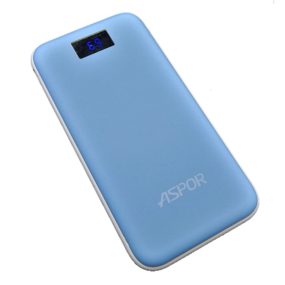 

Powerbank Aspor A382, 10 500mAh Голубой