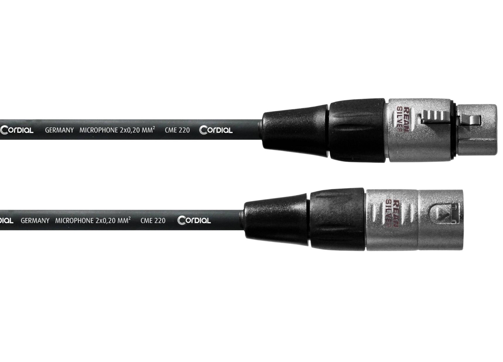

Микрофонный кабель XLR Male — XLR Female 10м Cordial CFM 10 FM