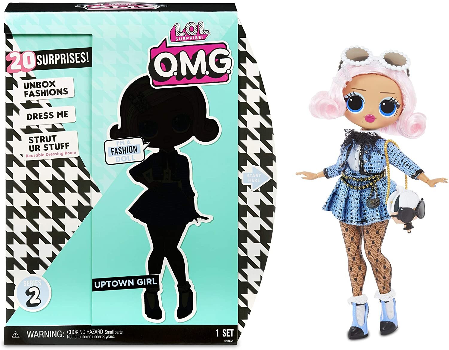 

Кукла ЛОЛ Сюрприз ОМГ Аптаун LОL Surprise! OMG Uptown Girl 570288