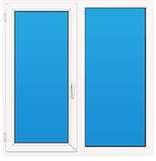 

Окно пластиковое Aluplast Ideal 2000 "Чешка" (1510х1550мм)