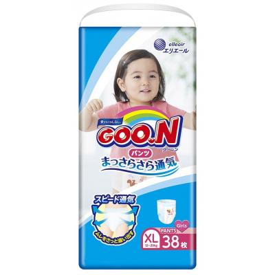 

Подгузник GOO.N для девочек 12-20 кг, XL, 38 шт (853630)