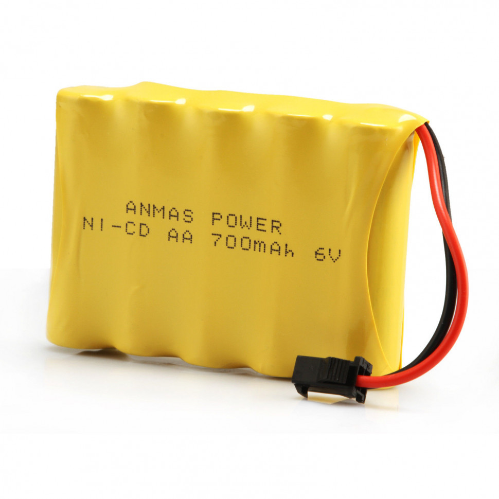 

Аккумулятор для р/у игрушек Ni-Cd 700mAh 6V