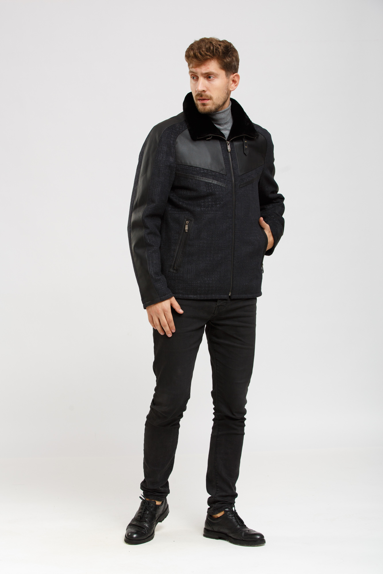 

Куртка CVK Brand  Черный с серым (20-00299, Куртка CVK Brand 50 Черный с серым (20-00299)