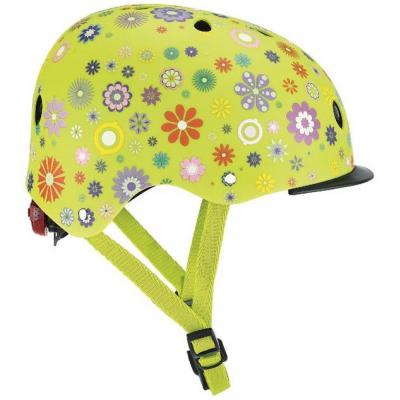 

Шлем Globber с фонариком Цветы Зеленый 48-53см (XS/S) (507-106)
