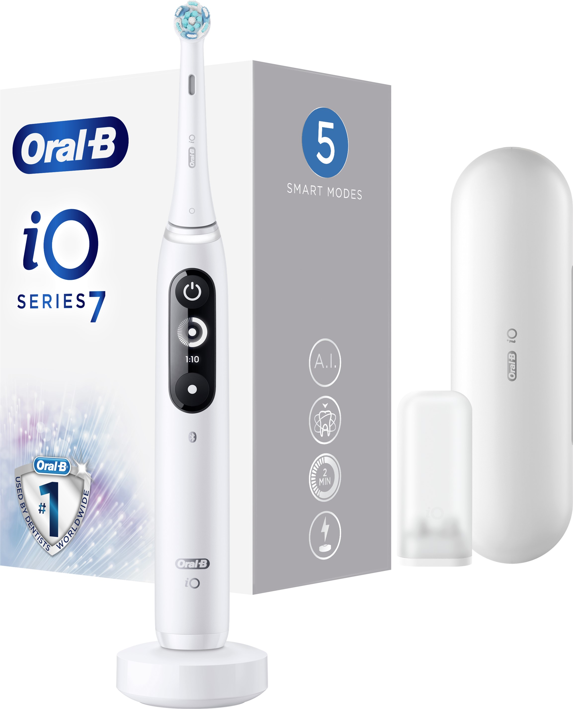 

Электрическая зубная щетка ORAL-B BRAUN iO Серия 7 Белая