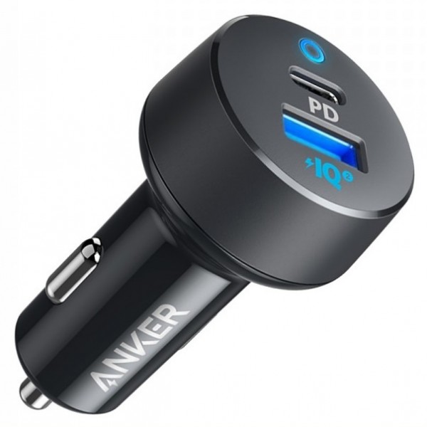 

Автомобильное зарядное устройство Anker PowerDrive PD 2 - 18W PD & 15W PowerIQ LED Black