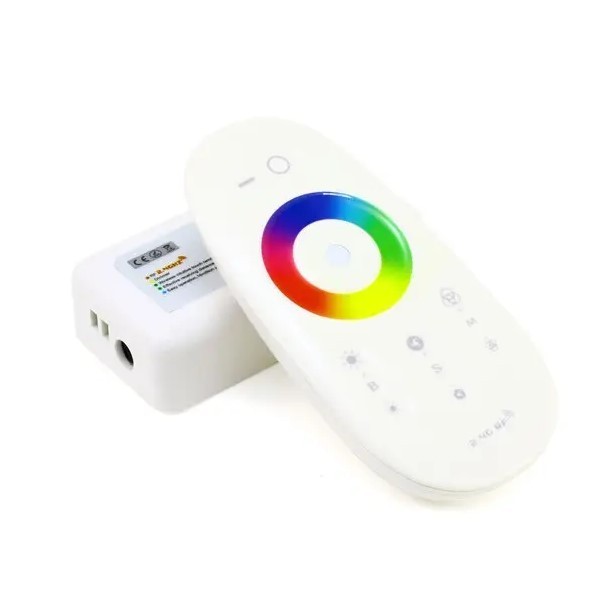 

Контроллер RGBW OEM 24А-2.4G-Touch белый (6A*4канала)