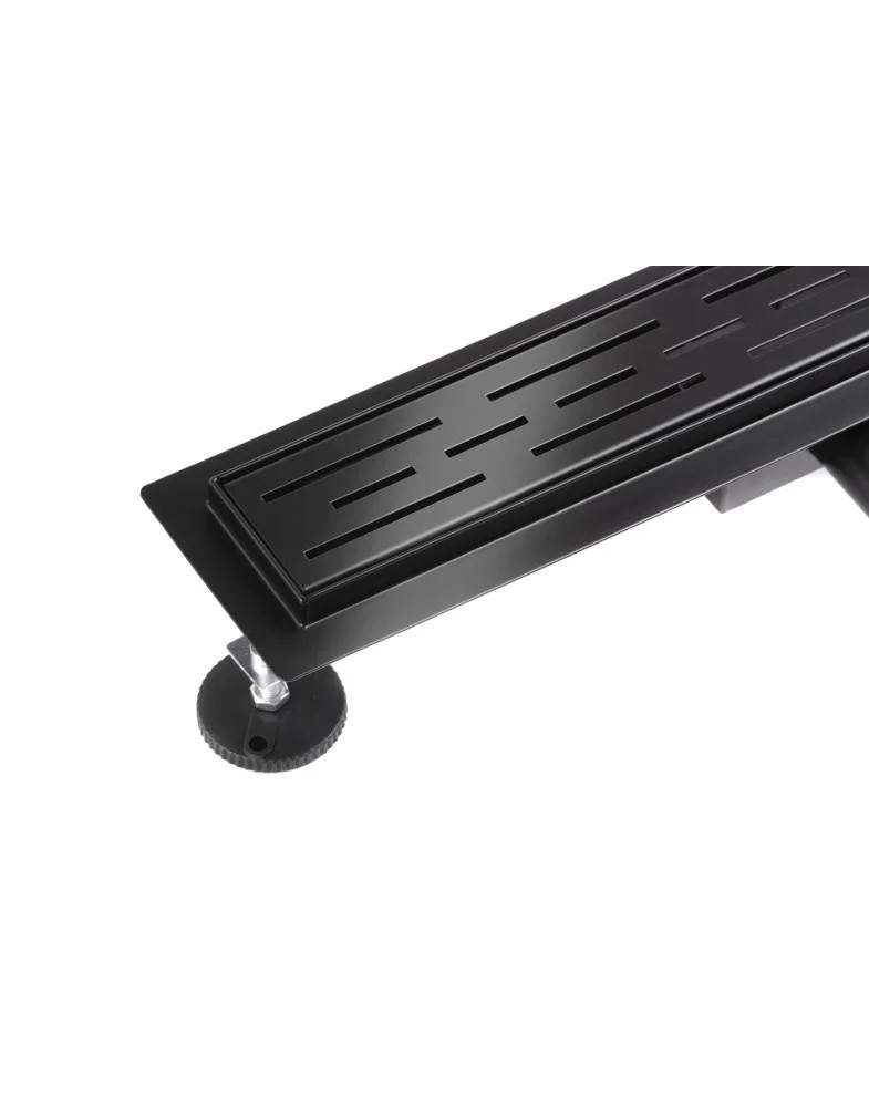 

Трап для душа Fala Rain BLACK 900 мм под плитку из нержавеющей стали 90х7х7 см