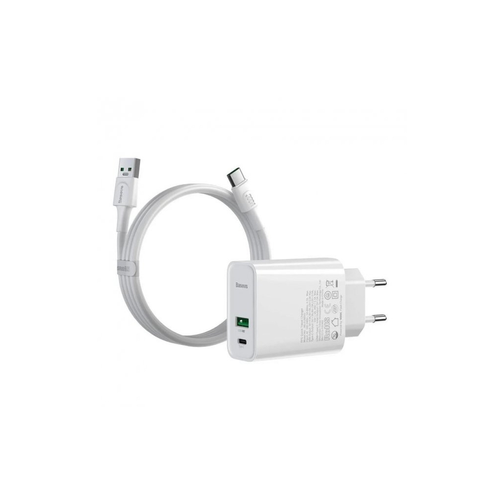 

Зарядное устройство Baseus Speed PPS QC C+A 30W VOOC Edition + Flash Cabl (TZCCFS-H02)