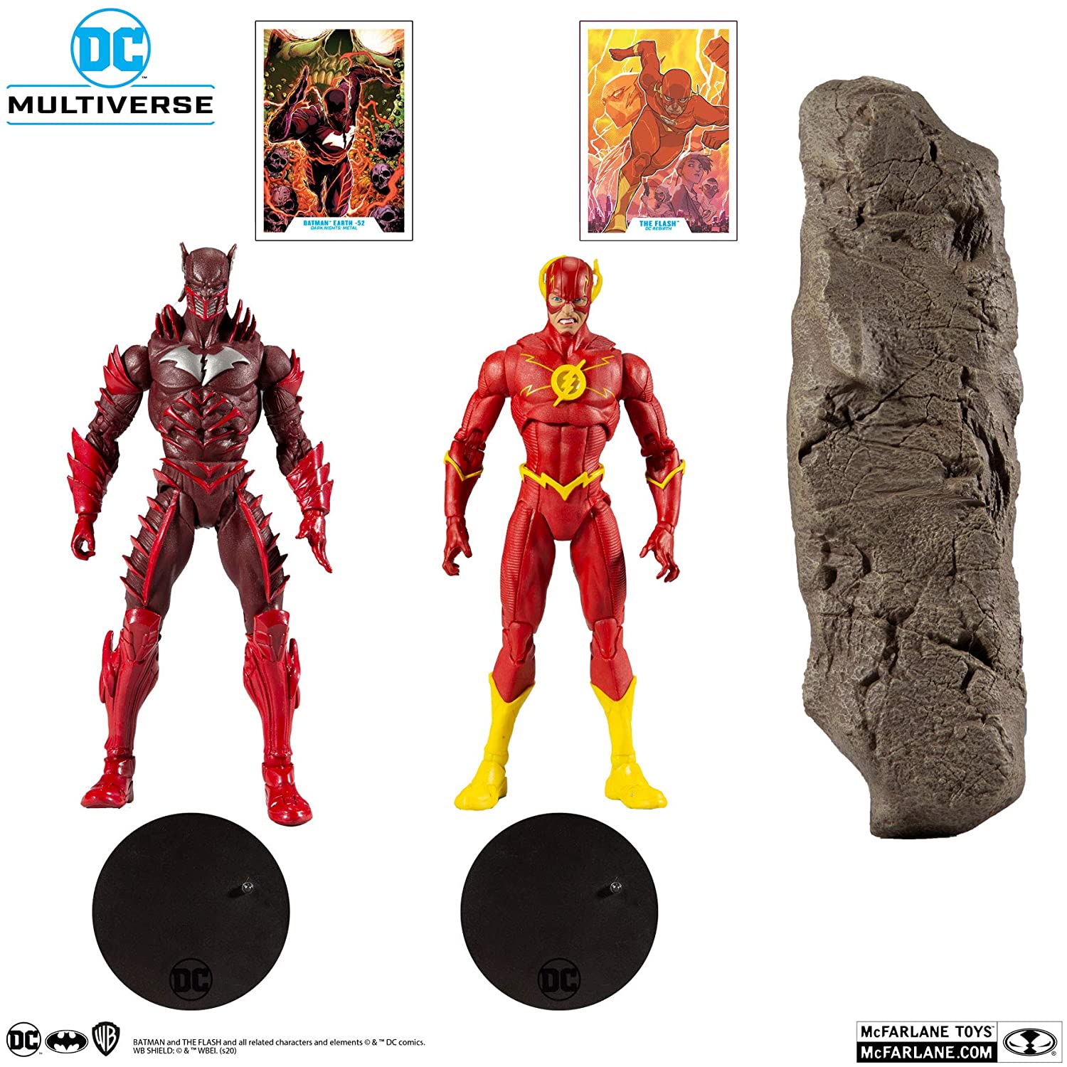 

Набор Фигурок Флеша и Бэтмена ( Красная Смерть) DC Multiverse The Flash Batman Earth-52 McFarlane 15452-8