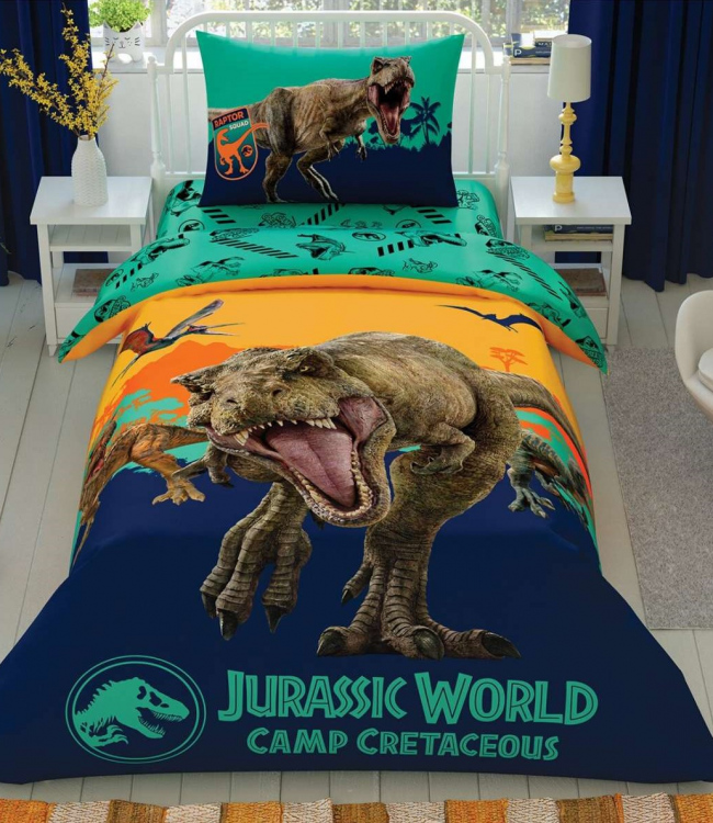 

Комплект постельного белья Tac Disney Jurassic World Camp подростковый