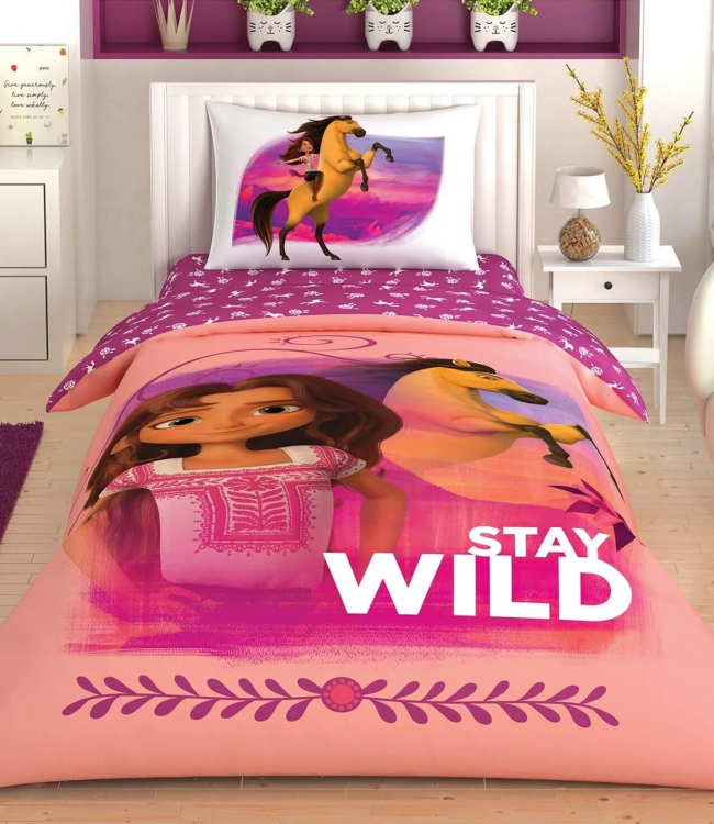 

Комплект постельного белья Tac Disney Sprit Stay Wild подростковый