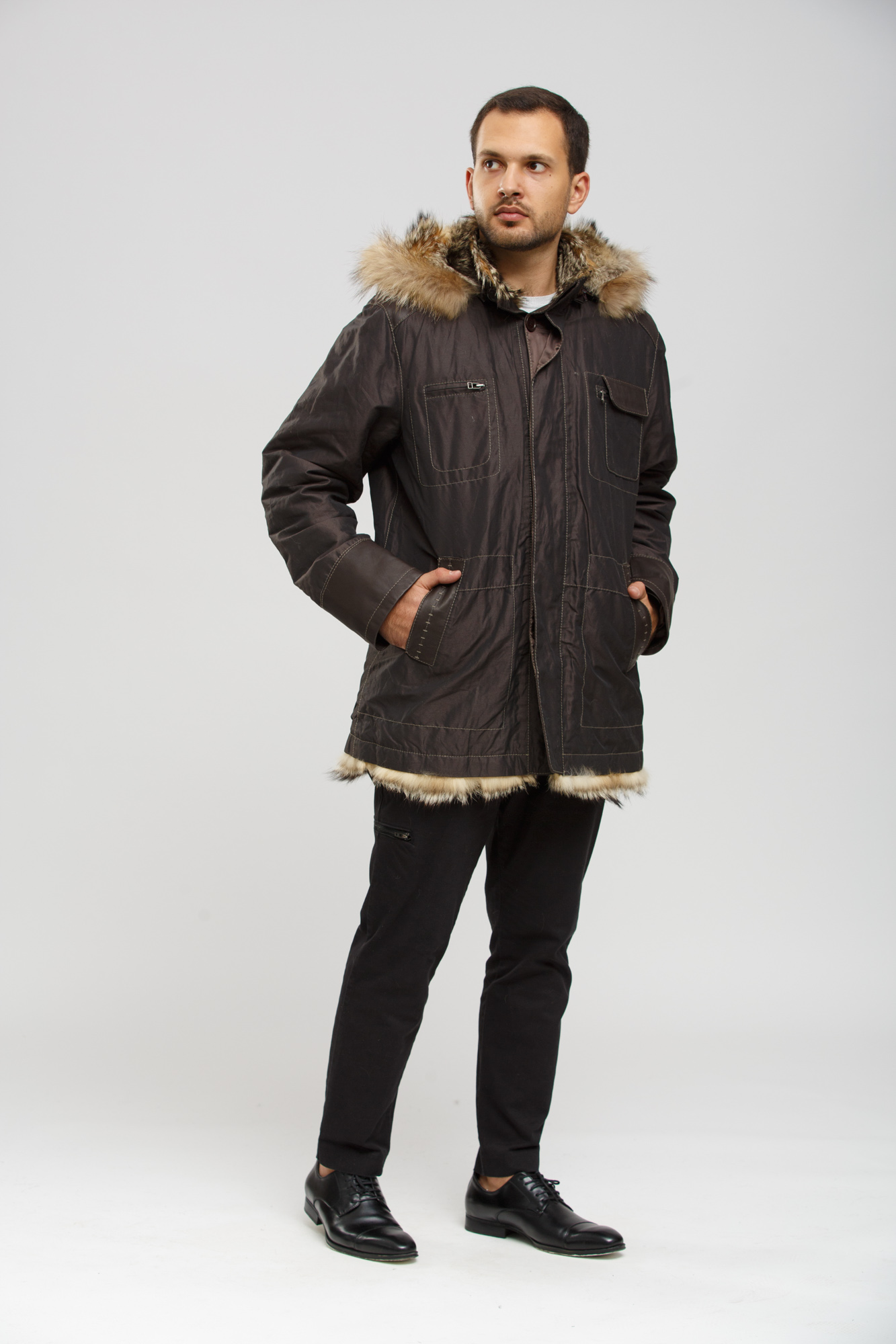 

Парка Alberto Bini  Темно-коричневый (20-00555, Парка Alberto Bini 54 Темно-коричневый (20-00555)