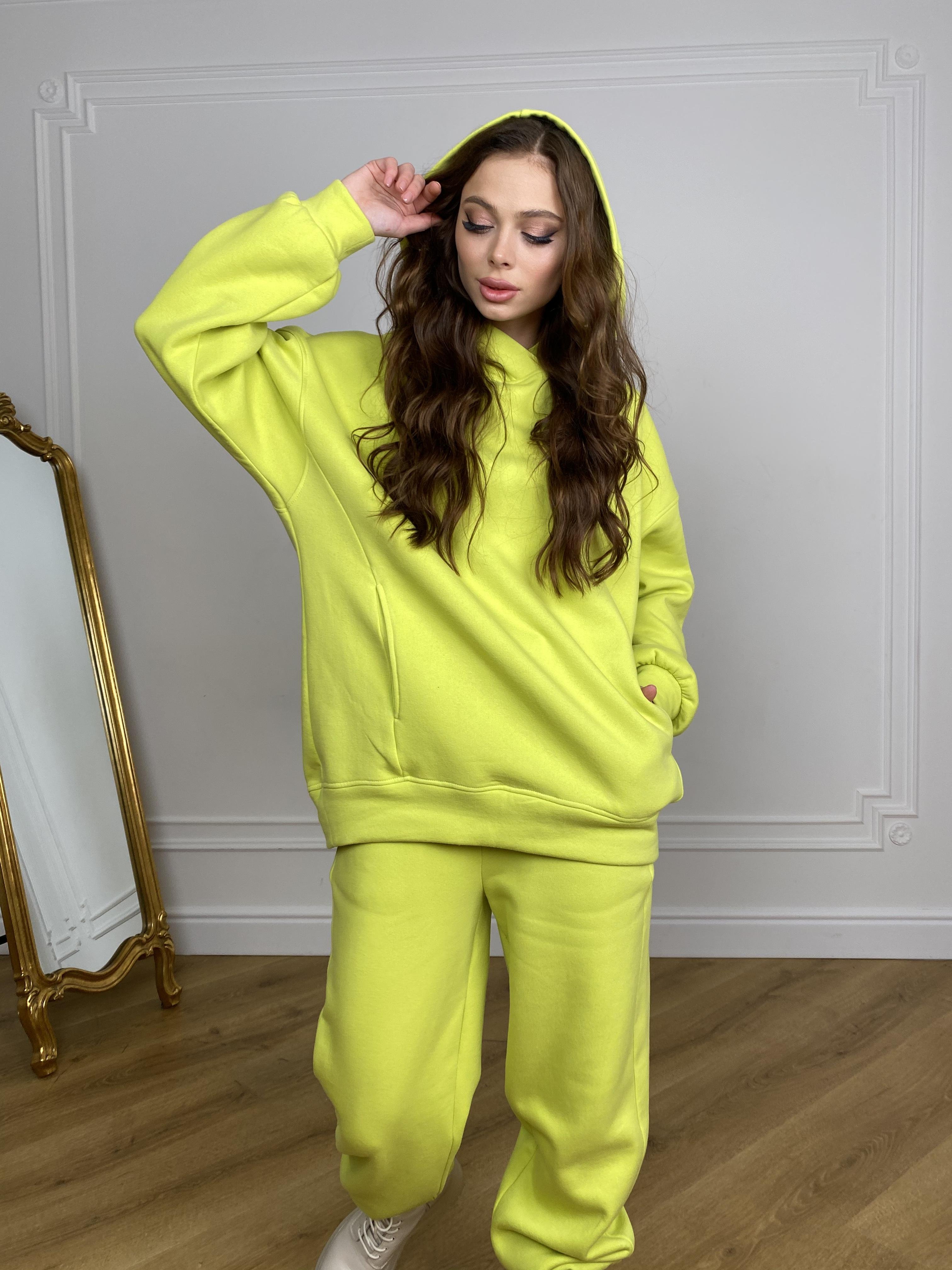 

Костюм Modasto "Марион" в стиле Oversize 3х нитка 9651 S салатовый