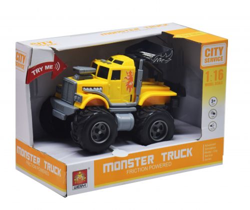 

Инерционная машина "Джип Монстр" (желтый)