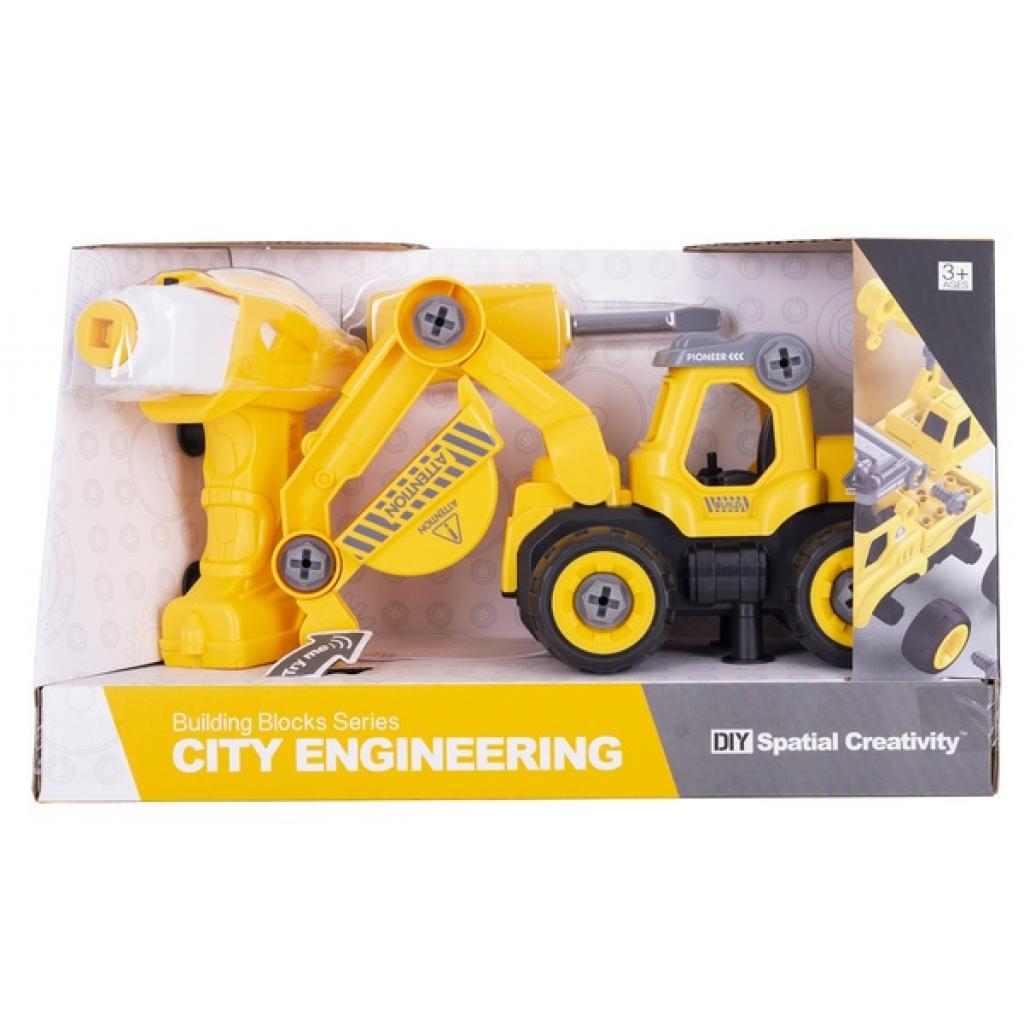 

Конструктор Diy Spatial Creativity Экскаватор с электродвигателем (CJ-1365027)