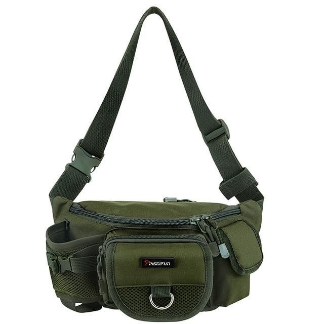

Сумка многофункциональная поясная для рыбалки Piscifun Green BG024